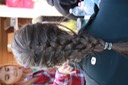 One of the kids braided my hair!